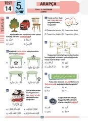 5.Sınıf Arapça Test Kitabı
