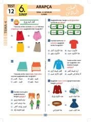 6.Sınıf Arapça Test Kitabı