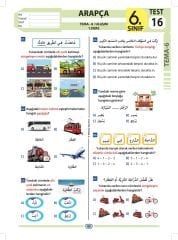 6.Sınıf Arapça Test Kitabı