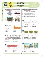 6.Sınıf Arapça Test Kitabı