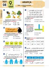 9.Sınıf Arapça Test Kitabı (Eski Müfredat)