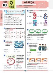 9.Sınıf Arapça Test Kitabı (Eski Müfredat)