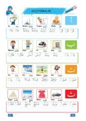 6.Sınıf Arapça Akıllı Yazı Defteri