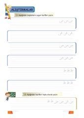 7.Sınıf Arapça Akıllı Yazı Defteri