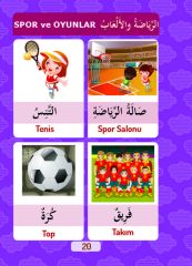 6.Sınıf Arapça Kelime Kartelası