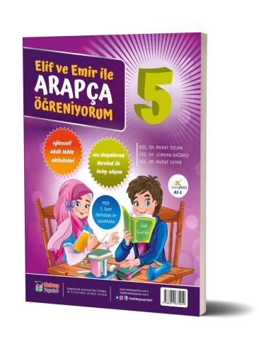 Eyüpsultan Kız Anadolu İmam Hatip Lisesi Arapça Hazırlık 5.Sınıf Elif ve Emir ile Arapça Öğreniyorum ve Arapça 5.Sınıf Arapça Akıllı Yazı Defteri